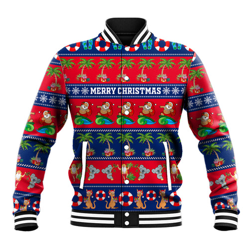 personalised-australia-christmas-baseball-jacket-aussie-santa-claus-beach-xmas-vibes