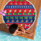 personalised-australia-christmas-beach-blanket-aussie-santa-claus-beach-xmas-vibes