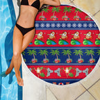 personalised-australia-christmas-beach-blanket-aussie-santa-claus-beach-xmas-vibes