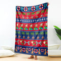 personalised-australia-christmas-blanket-aussie-santa-claus-beach-xmas-vibes