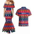 personalised-australia-christmas-couples-matching-mermaid-dress-and-hawaiian-shirt-aussie-santa-claus-beach-xmas-vibes
