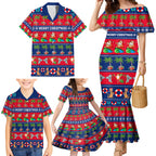 personalised-australia-christmas-family-matching-mermaid-dress-and-hawaiian-shirt-aussie-santa-claus-beach-xmas-vibes