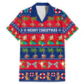 personalised-australia-christmas-family-matching-mermaid-dress-and-hawaiian-shirt-aussie-santa-claus-beach-xmas-vibes