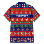 personalised-australia-christmas-family-matching-mermaid-dress-and-hawaiian-shirt-aussie-santa-claus-beach-xmas-vibes