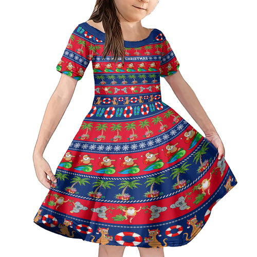 personalised-australia-christmas-family-matching-tank-maxi-dress-and-hawaiian-shirt-aussie-santa-claus-beach-xmas-vibes