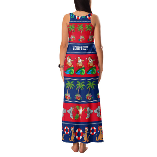 personalised-australia-christmas-family-matching-tank-maxi-dress-and-hawaiian-shirt-aussie-santa-claus-beach-xmas-vibes