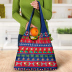 Australia Christmas Grocery Bag Aussie Santa Claus Beach Xmas Vibes