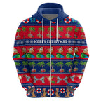 personalised-australia-christmas-hoodie-aussie-santa-claus-beach-xmas-vibes