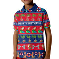 personalised-australia-christmas-kid-polo-shirt-aussie-santa-claus-beach-xmas-vibes
