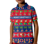 personalised-australia-christmas-kid-polo-shirt-aussie-santa-claus-beach-xmas-vibes