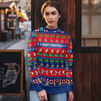 personalised-australia-christmas-ugly-christmas-sweater-aussie-santa-claus-beach-xmas-vibes