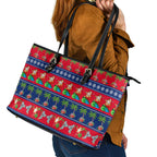 personalised-australia-christmas-leather-tote-bag-aussie-santa-claus-beach-xmas-vibes