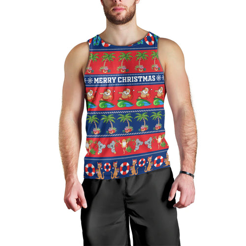 personalised-australia-christmas-men-tank-top-aussie-santa-claus-beach-xmas-vibes
