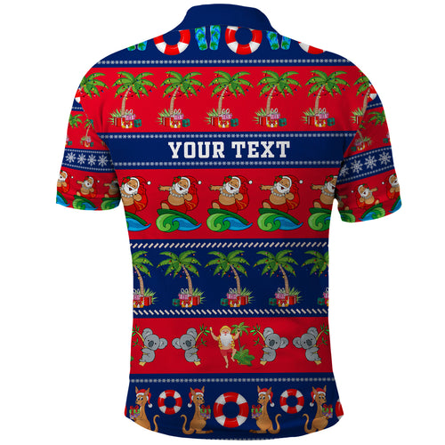 personalised-australia-christmas-polo-shirt-aussie-santa-claus-beach-xmas-vibes
