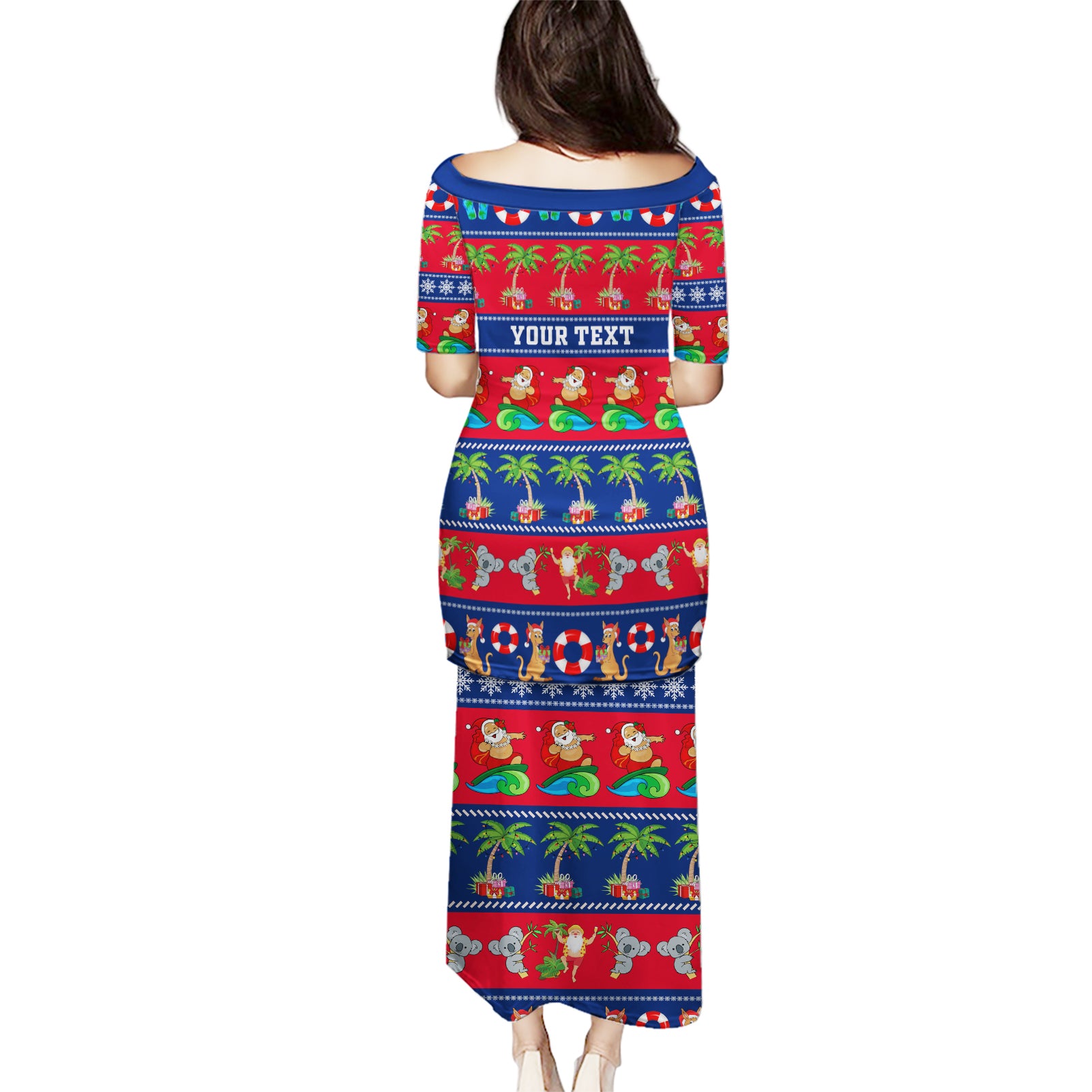 personalised-australia-christmas-puletasi-aussie-santa-claus-beach-xmas-vibes