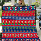 personalised-australia-christmas-quilt-aussie-santa-claus-beach-xmas-vibes