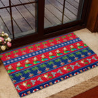 personalised-australia-christmas-rubber-doormat-aussie-santa-claus-beach-xmas-vibes
