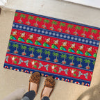 personalised-australia-christmas-rubber-doormat-aussie-santa-claus-beach-xmas-vibes