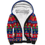 personalised-australia-christmas-sherpa-hoodie-aussie-santa-claus-beach-xmas-vibes