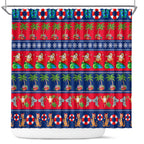 personalised-australia-christmas-shower-curtain-aussie-santa-claus-beach-xmas-vibes