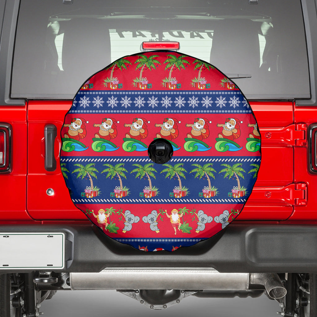 personalised-australia-christmas-spare-tire-cover-aussie-santa-claus-beach-xmas-vibes