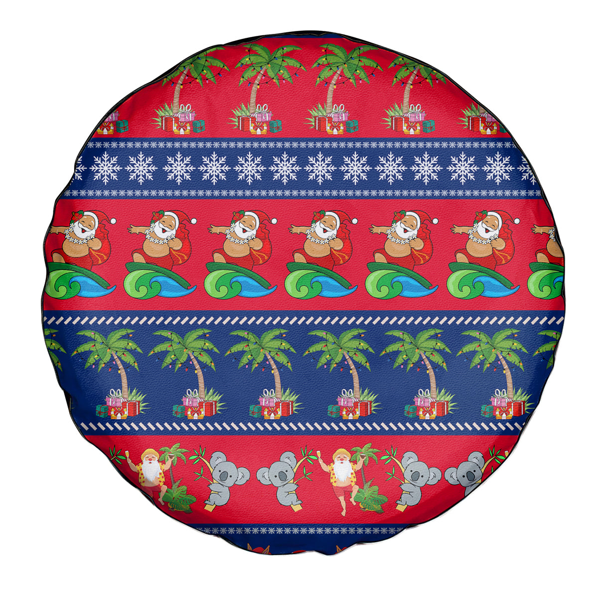 personalised-australia-christmas-spare-tire-cover-aussie-santa-claus-beach-xmas-vibes