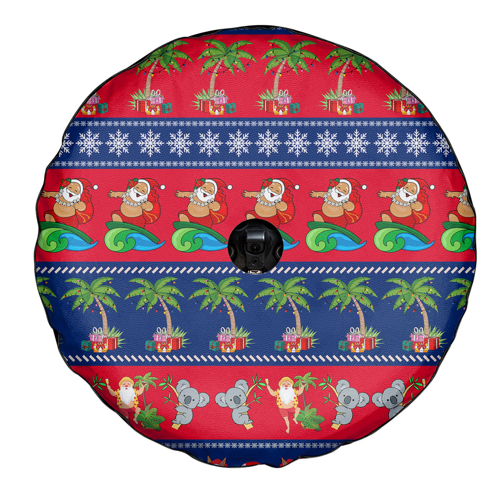 personalised-australia-christmas-spare-tire-cover-aussie-santa-claus-beach-xmas-vibes