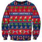 personalised-australia-christmas-sweatshirt-aussie-santa-claus-beach-xmas-vibes