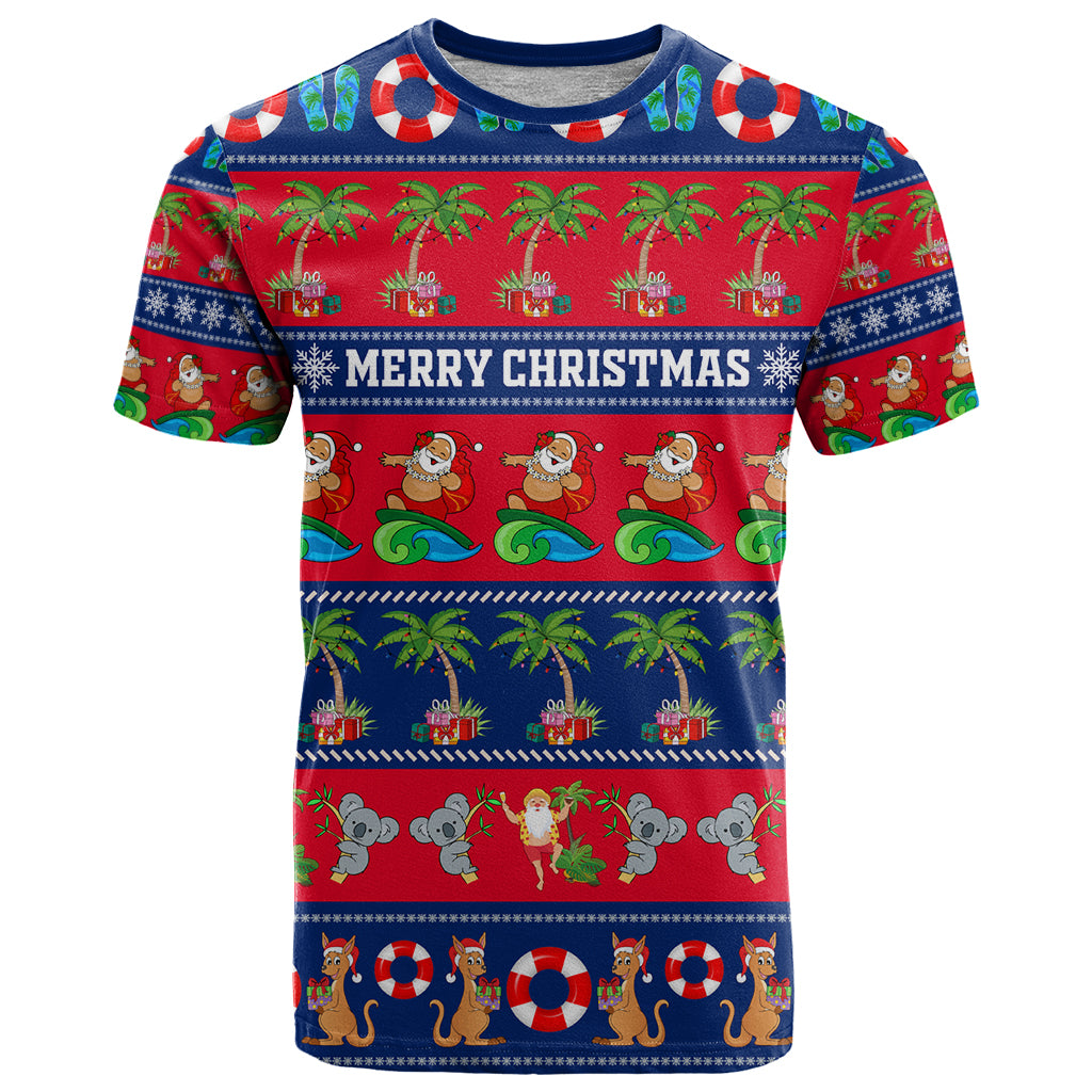 personalised-australia-christmas-t-shirt-aussie-santa-claus-beach-xmas-vibes