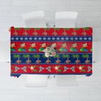 personalised-australia-christmas-tablecloth-aussie-santa-claus-beach-xmas-vibes