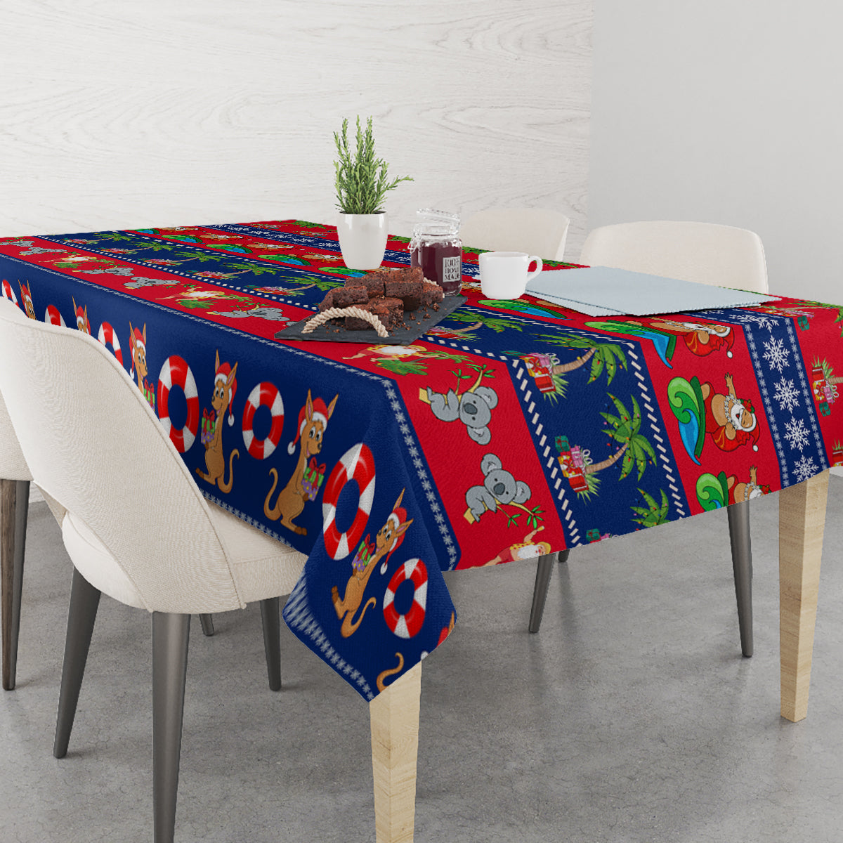 personalised-australia-christmas-tablecloth-aussie-santa-claus-beach-xmas-vibes