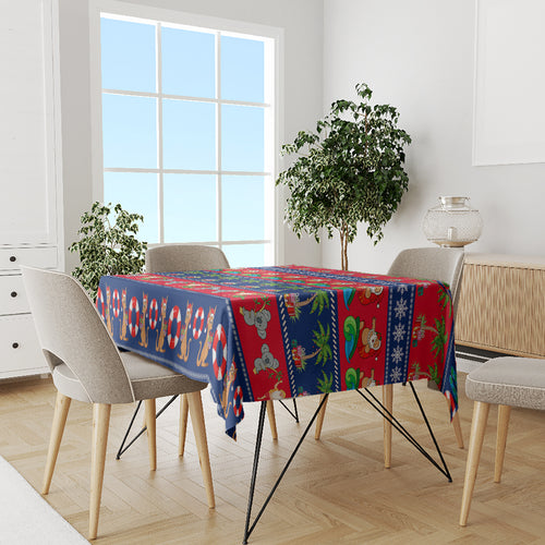 personalised-australia-christmas-tablecloth-aussie-santa-claus-beach-xmas-vibes