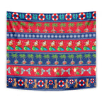 personalised-australia-christmas-tapestry-aussie-santa-claus-beach-xmas-vibes