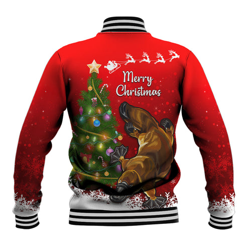 personalised-australia-christmas-baseball-jacket-aussie-platypus-xmas-vibes