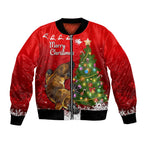 personalised-australia-christmas-bomber-jacket-aussie-platypus-xmas-vibes