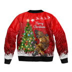 personalised-australia-christmas-bomber-jacket-aussie-platypus-xmas-vibes