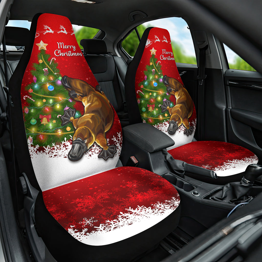 personalised-australia-christmas-car-seat-cover-aussie-platypus-xmas-vibes