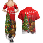 personalised-australia-christmas-couples-matching-summer-maxi-dress-and-hawaiian-shirt-aussie-platypus-xmas-vibes