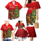 personalised-australia-christmas-family-matching-mermaid-dress-and-hawaiian-shirt-aussie-platypus-xmas-vibes