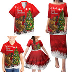 personalised-australia-christmas-family-matching-puletasi-dress-and-hawaiian-shirt-aussie-platypus-xmas-vibes