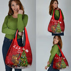 Australia Christmas Grocery Bag Aussie Platypus Xmas Vibes