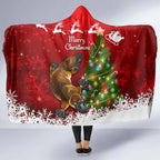 personalised-australia-christmas-hooded-blanket-aussie-platypus-xmas-vibes