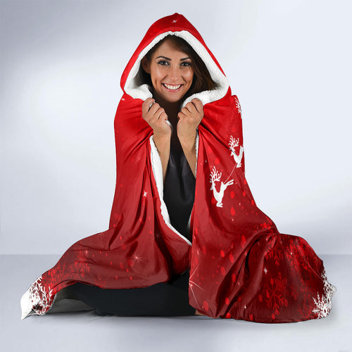personalised-australia-christmas-hooded-blanket-aussie-platypus-xmas-vibes