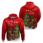 personalised-australia-christmas-hoodie-aussie-platypus-xmas-vibes