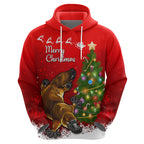 personalised-australia-christmas-hoodie-aussie-platypus-xmas-vibes