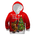 personalised-australia-christmas-kid-hoodie-aussie-platypus-xmas-vibes