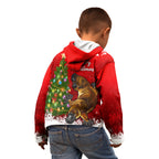 personalised-australia-christmas-kid-hoodie-aussie-platypus-xmas-vibes