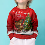 personalised-australia-christmas-kid-ugly-christmas-sweater-aussie-platypus-xmas-vibes