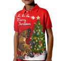 personalised-australia-christmas-kid-polo-shirt-aussie-platypus-xmas-vibes