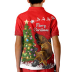 personalised-australia-christmas-kid-polo-shirt-aussie-platypus-xmas-vibes